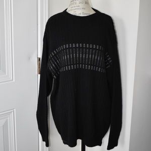 Black oversized sweater